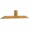 Ekena Millwork Portland Rough Sawn Timber Gable Bracket, Western Red Cedar, 96"W x 20"H x 6"D x 6"F, 5/12 Pitch GBW096X20X0606POR00RWR - alternate 4